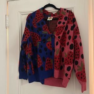 Farm Rio strawberry sweater